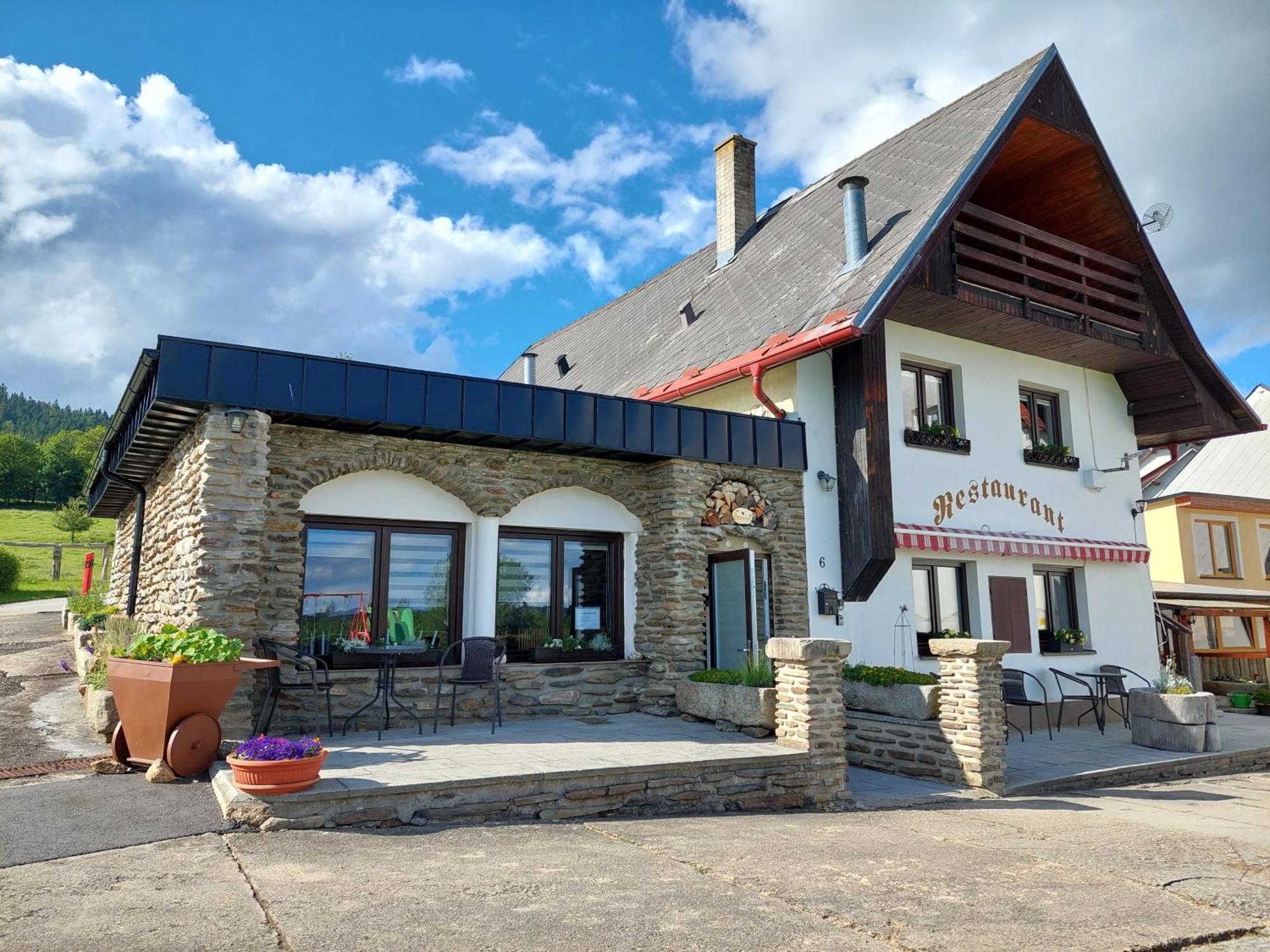 Penzion Slupecna Lipno nad Vltavou Ngoại thất bức ảnh