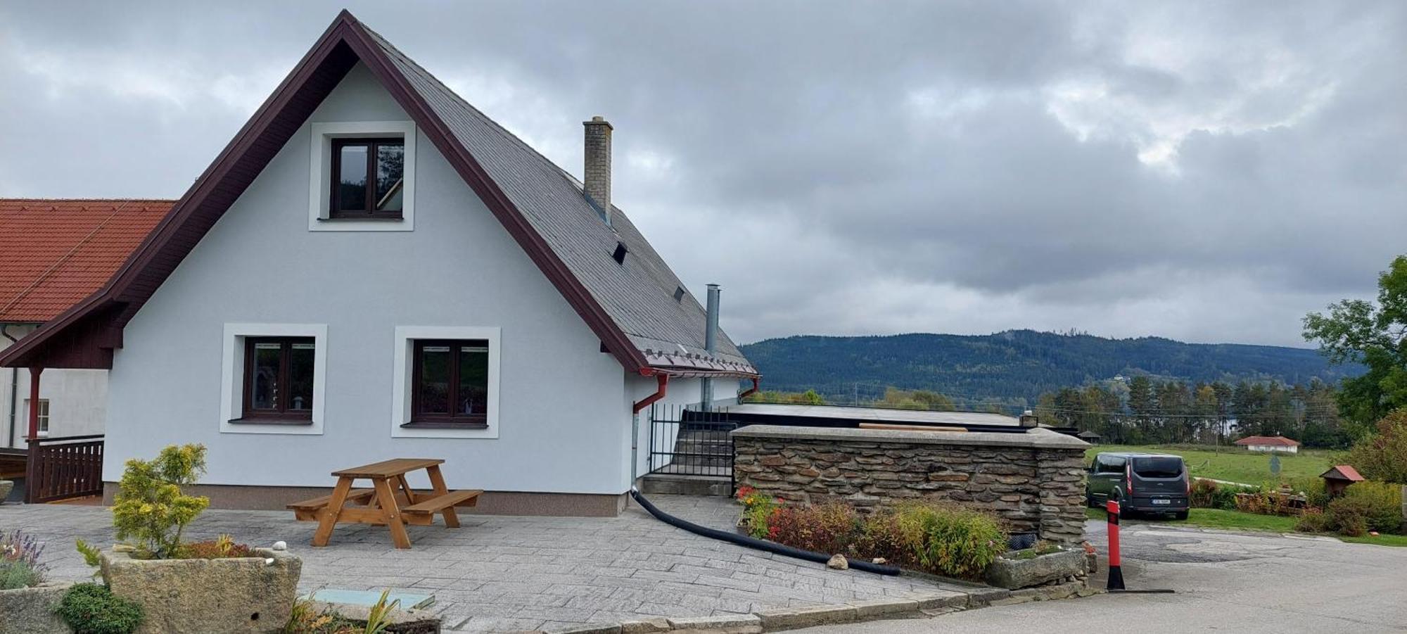 Penzion Slupecna Lipno nad Vltavou Ngoại thất bức ảnh